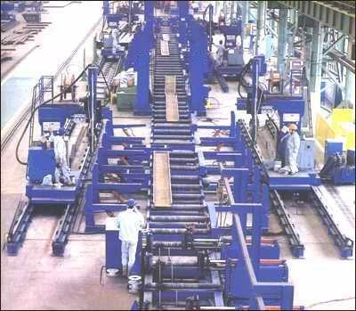 H型钢自动焊接生产线